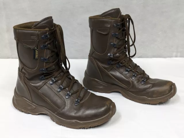 British Army - Military YDS Swift Temperate Combat Patrol Leather Boots - UK 6.5