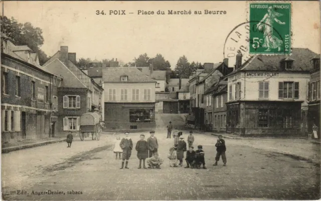 CPA POIX Place du Marché au Butter (758085)