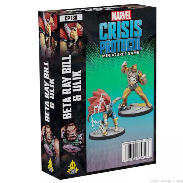 Atomic Mass Games Marvel Crisis Protocol Beta Ray Bill & Ulik Character Pack   M