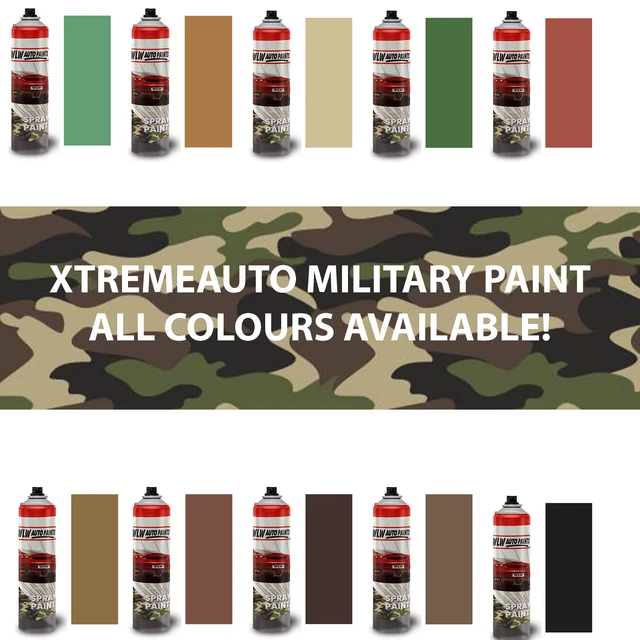 XTREMEAUTO SPRAY PAINT Military Vehicle Paint, paintball, airsoft