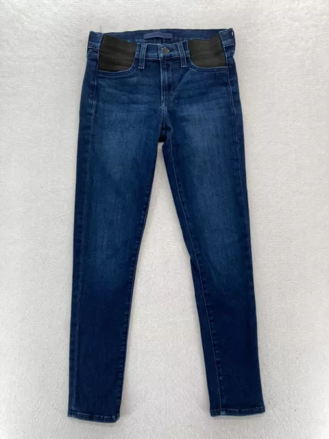 Joe's Jeans Maternity Women's 27 Flawless The Icon Skinny Ankle Mid Rise Blue