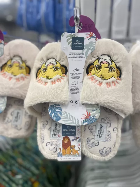 PRIMARK DISNEY S THE Lion King 30th Anniversary Mule Slippers UK 3 4 5 6 7 8 16.99 PicClick UK