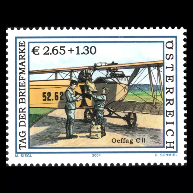 Austria 2004 - Day of the Stamp  Aviation - Sc B374 MNH