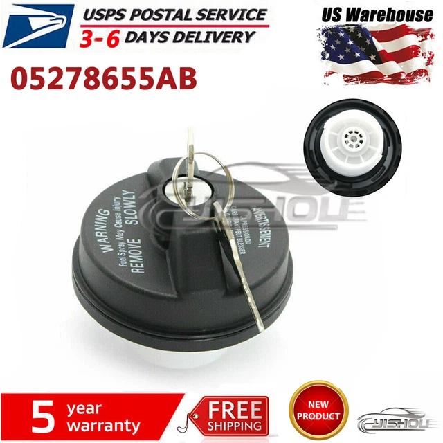 NEW LOCKING GAS Fuel Cap Fits For 20012021 Chrysler Jeep Dodge Ram