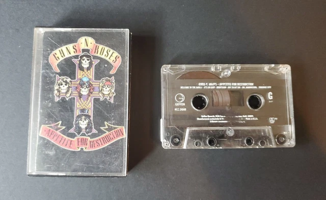 Guns N' Roses Maglietta Ufficiale Uomo Unisex Appetite For Destruction - Taglia Large
