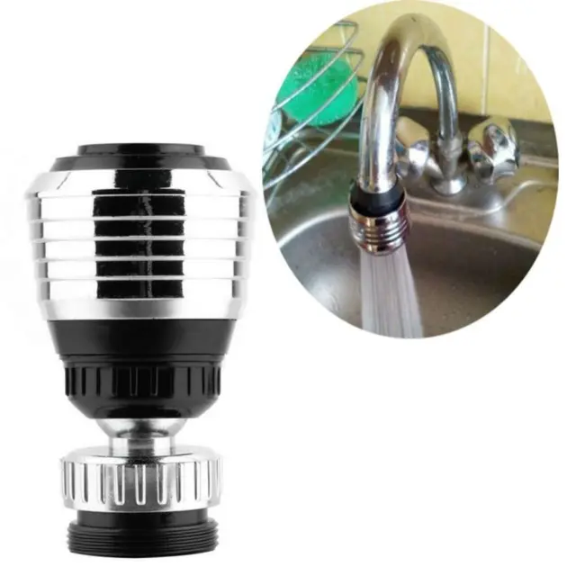 360° Rotate-Water Saving kitchen Tap/Faucet Nozzle Aerator Mix Diffuser