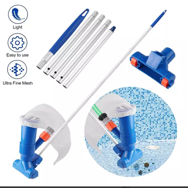 Swimming Pool Spa Suction Vacuum Head Cleaner Cleaning Kit Accessories Tool 3