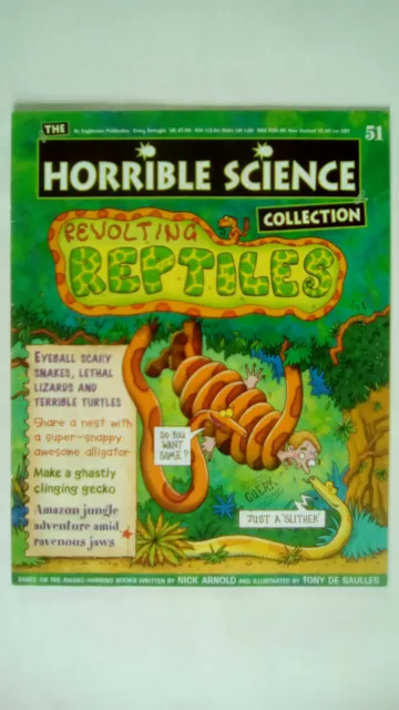 The Horrible Science Collection Magazine  Issue 51 Revolting Reptiles