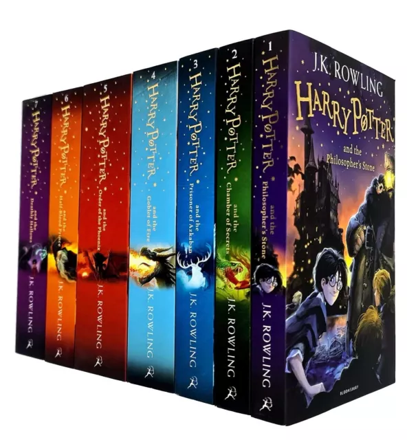 Harry Potter Complete 1-7 Book Set Collection JK Rowling Original Brand New