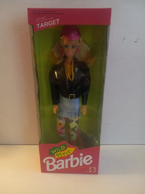 Vintage Wild Style Barbie-1992-#0411-Designed Exclusively for Target-Blonde