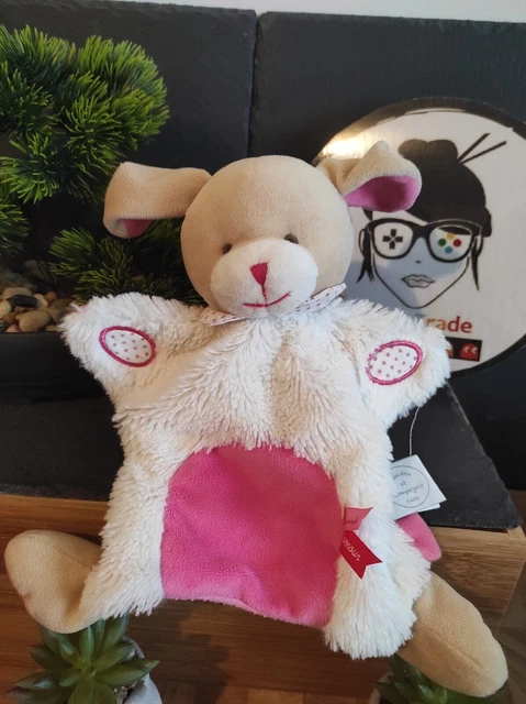 Marionnette Doudou Et Compagnie DC3050 Lovely Fraise Chien Rose #geektradedoudou