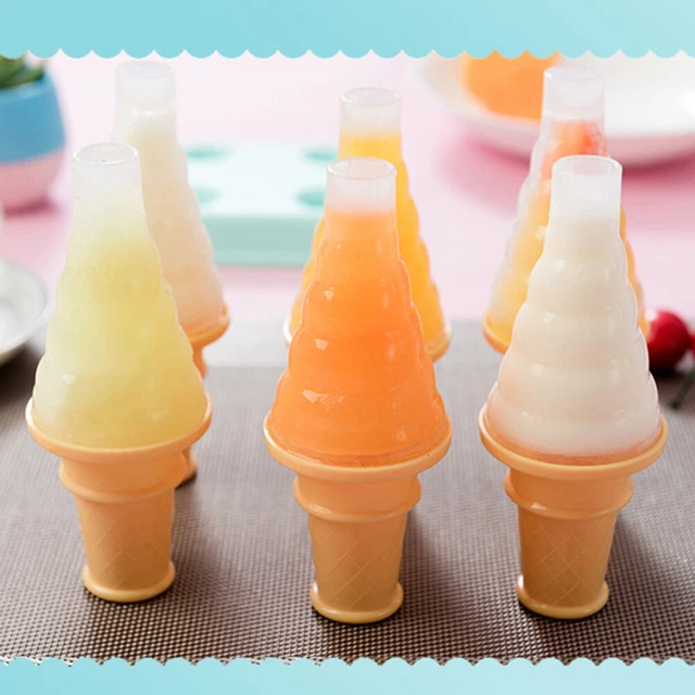 Moldes de silicona para helados contenedores para paletas soporte para paletas