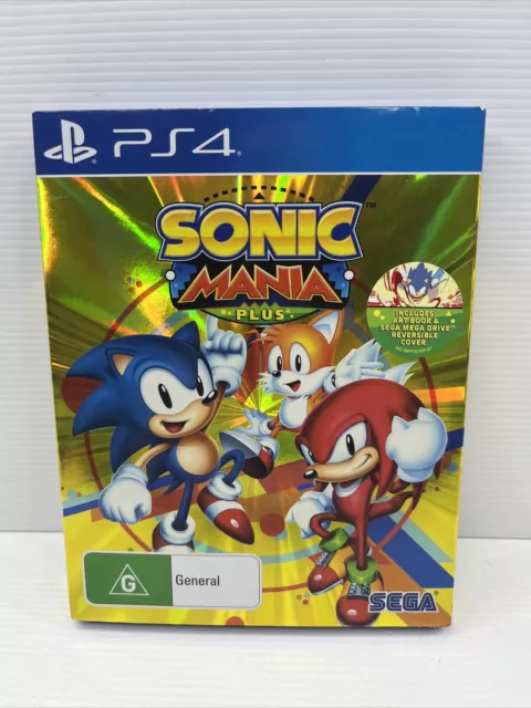 Sega Sonic Mania Plus Limited Edition Included Item Art Book 36P PS4 23870  JAPAN