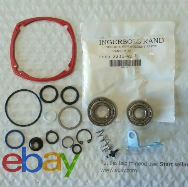 2235 TK1 INGERSOLL RAND  2235 TK1 TUNE UP KIT 2235QTiMAX GENUINE 2235-42-7 VANES