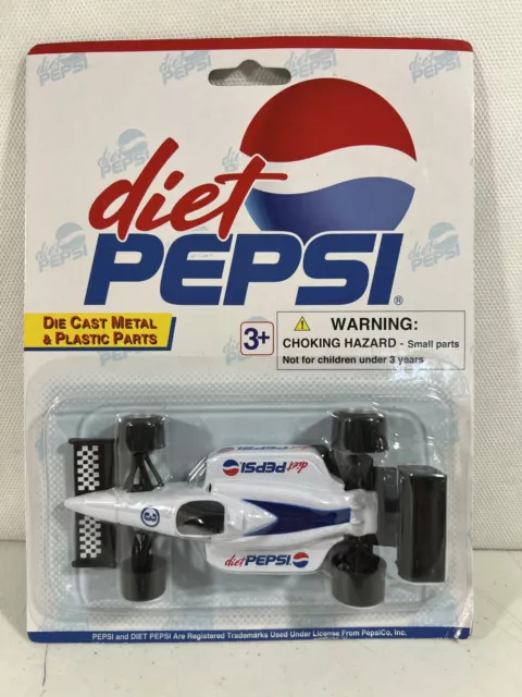 Diet Pepsi Die Cast Race Car Indy 500 Formula One Gold Wheel special edition