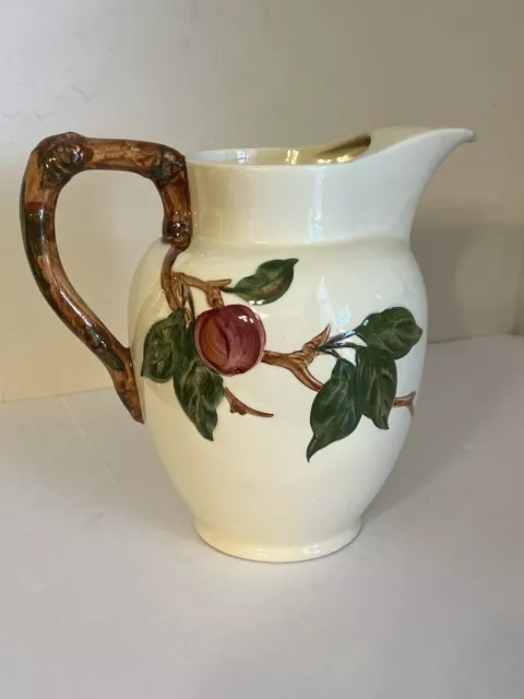 VINTAGE 1940 S CALIFORNIA Pottery Franciscan Apple 64oz Pitcher w