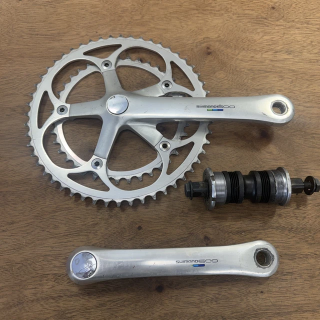 1985 Shimano 600 Pédalier double 170 mm FC-6207 occasion