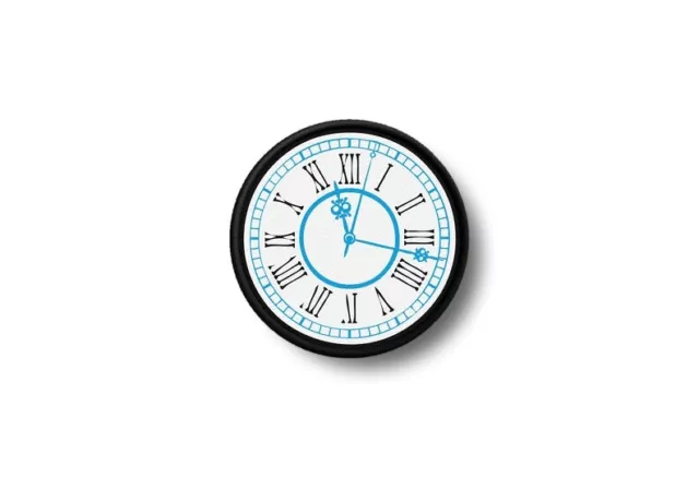 Patch aufnäher aufbügler uhr