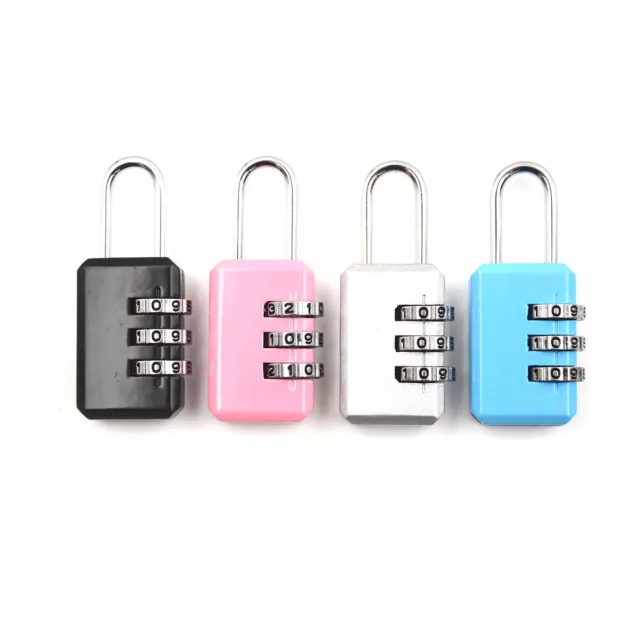 3 Digit Combination Padlock Coded Lock School Gym Locker Shed.zy