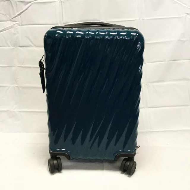 Tumi 19 Degree International Expandable 4 Wheel Carry-On Suitcase Dark Turquoise