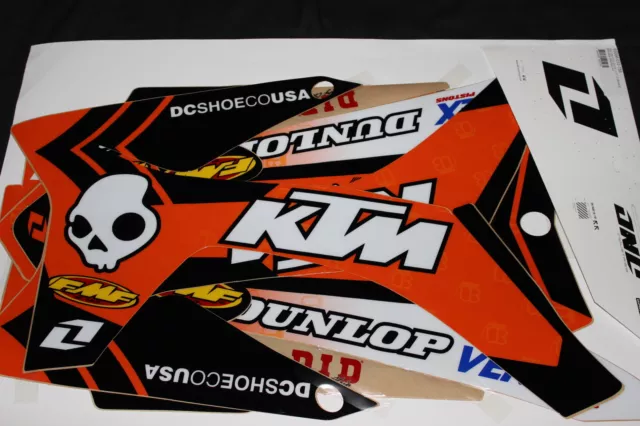 Ktm 2011-2012  One Industries Mx Graphics Kit Decals Kit Sticker Kit Stickers 3