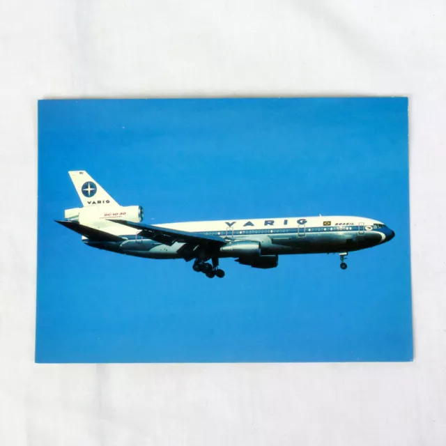 Varig Airlines - DC10 - Avion Carte Postale - Haut Qualité