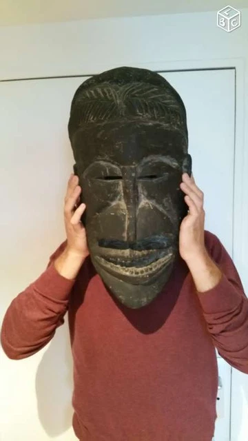 Mask ZAIRE ex congo  masque du congo 3