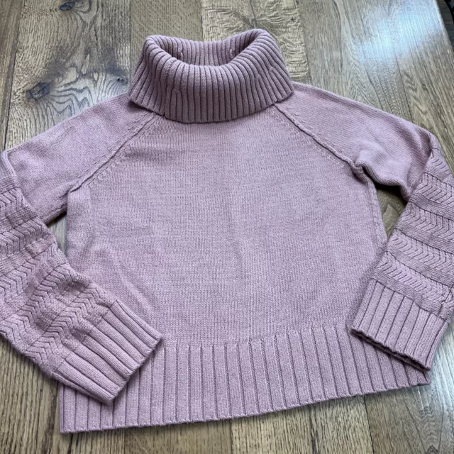 CASLON Cowl Neck Sweater, Women's Small, Mauve