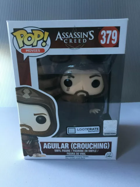 Funko Pop vinyl #379 AGUILAR Crouching ASSASSINS CREED Loot Crate Sticker