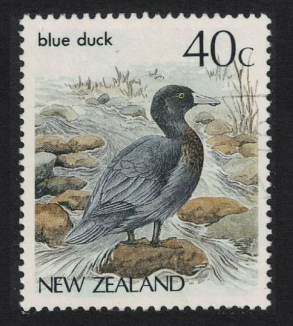 New Zealand Mountain 'Blue' Duck Bird 1987 Canc SG#1289