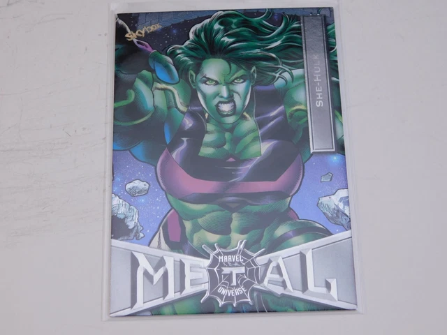 2022 Spider-Man Marvel Metal Base Card You Pick Complete Your Set 1-100