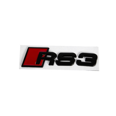 Rs3 Noir badge emblème Coffre Hayon Rs Sline Logo Audi 