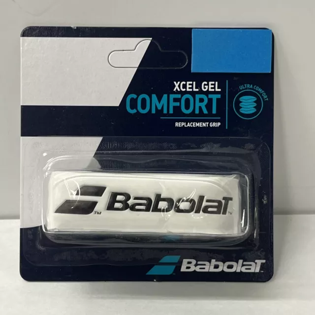 Babolat Xcel Gel White Tennis Racquet Replacement Grip Qty1