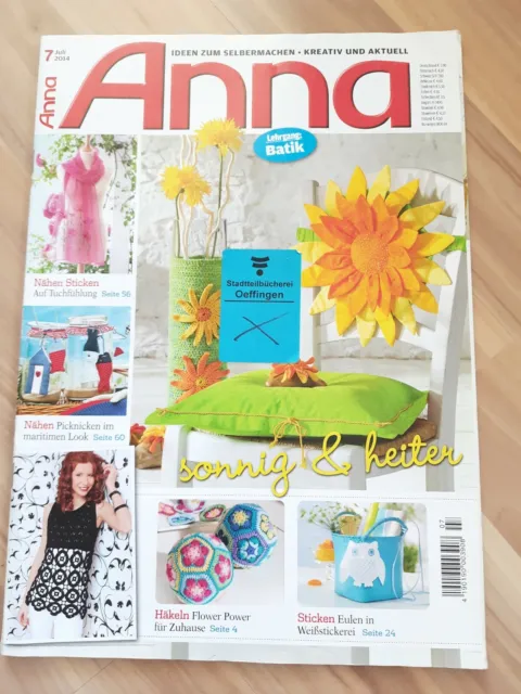 Anna Ideen zum Selbermachen Ausgabe Juli 2014