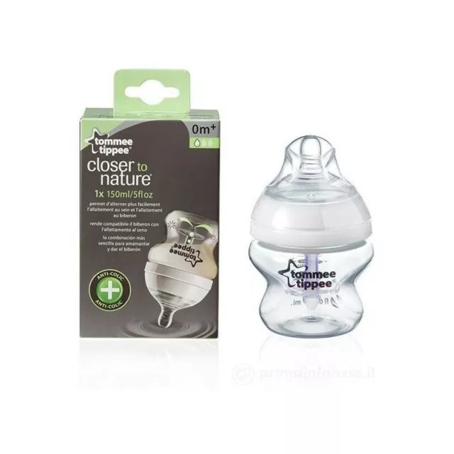 TOMMEE TIPPEE Closer to nature - anticolic baby bottle 150 ml