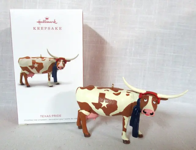 Hallmark 2018 Texas Longhorn Ornament ~ Texas Pride