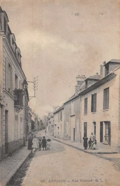 Cpa 91 Arpajon / Rue Morand