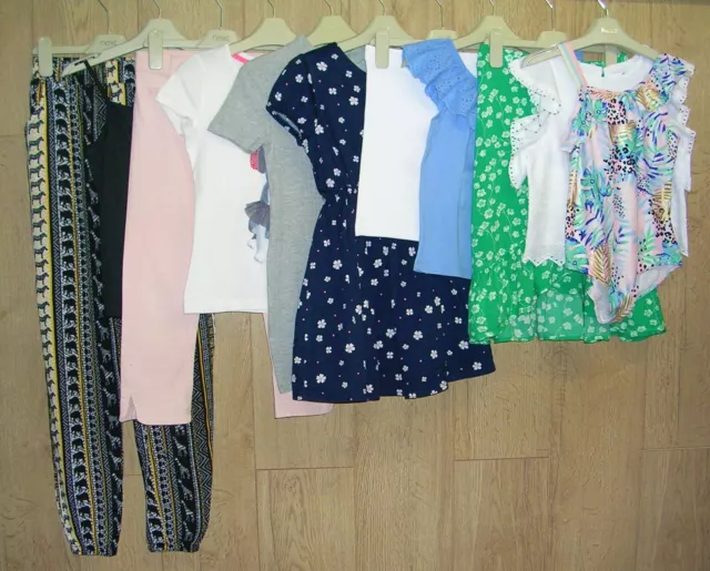 NEXT M&S NEW LOOK etc Girls Summer Bundle Tops Skirt Shorts Dress Age 8-9 134cm