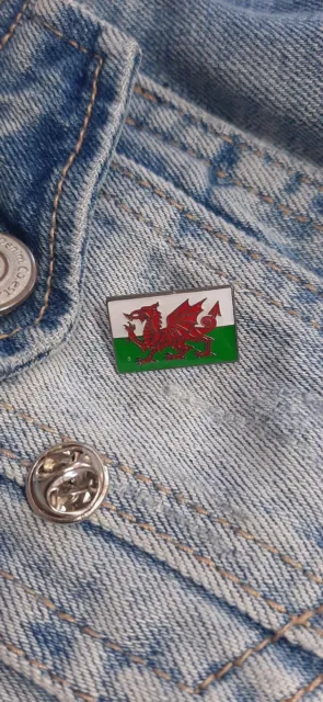 Wales Welsh Dragon Flag Metal Enamelled Novelty Lapel Hat Pin Badge 3-10 50-129