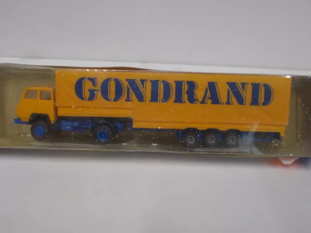 Roco # 1507 ~ Gondrand Cabover Semi Tractor And Trailer ~Ho Scale