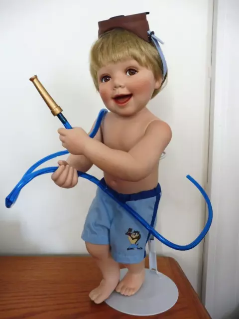 Ashton Drake/Titus Tomescu "Wet 'N' Wild Taz" Doll Looney Tunes Pool Party Doll