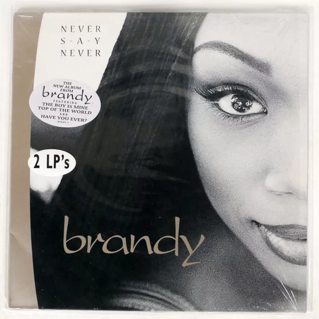 Brandy Never Say Never Atlantic 830391 98. Us Original Vinyl 2Lp
