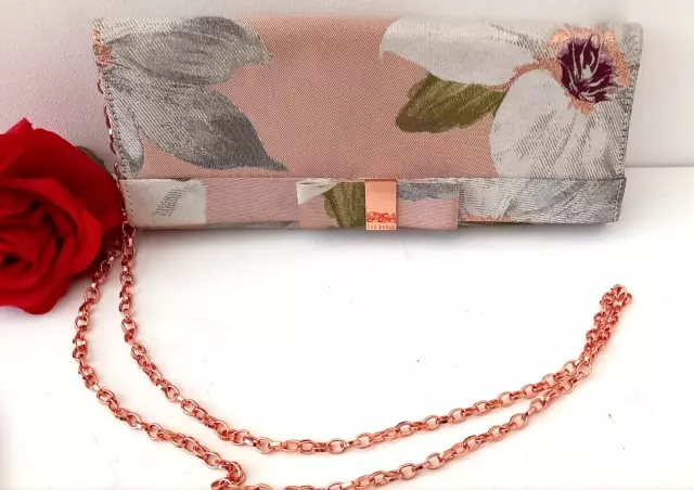 Ted baker online floral clutch bag