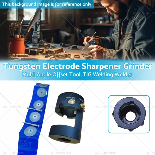 Tungsten Electrode Sharpener Grinder Multi-Angle Offset Tool, TIG Welding Welder