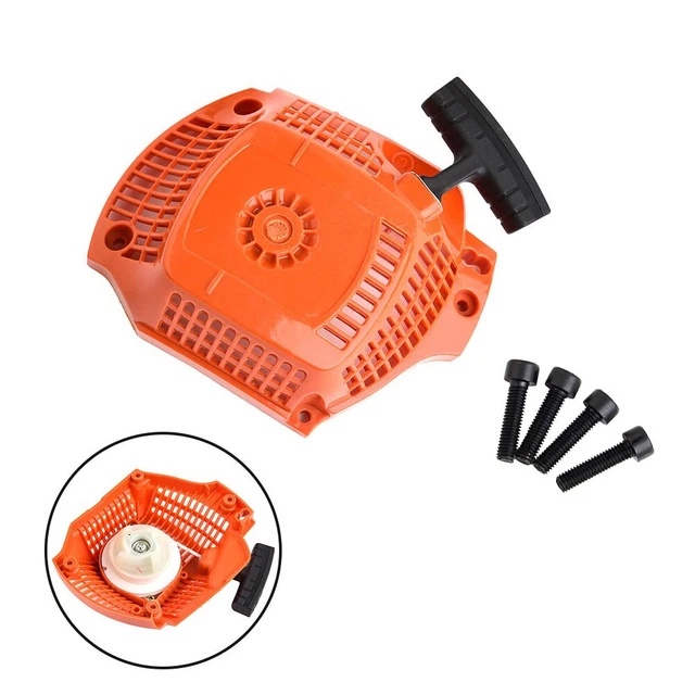 Kettensäge Rückstoß Anlasser Baugruppe Motor Garten Kunststoffteile #504597002