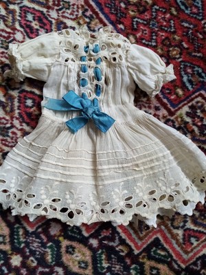 petite robe ancienne pour poupée Jumeau Gaultier Steiner sfbj 