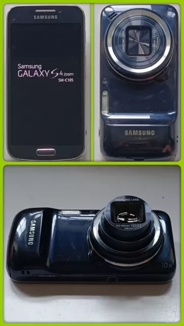 Teléfono inteligente Samsung Galaxy S4 Zoom (SM-C105) (Desbloqueado) *VER DESCRIPCIÓN*
