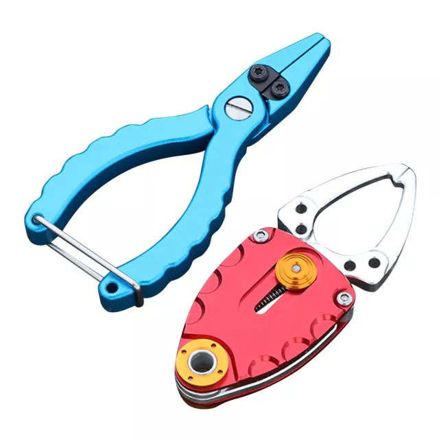 Aluminum Alloy Fish Lip Grabber Angling Fishing Pliers Mini Fishing Accessories 2