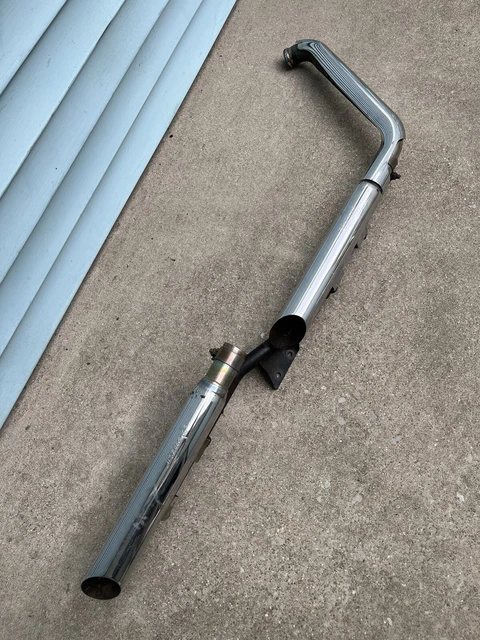 Motorcycle Harley Chopper EXHAUST SYSTEM PYTHON BRAND Slip On Muffler Chrome