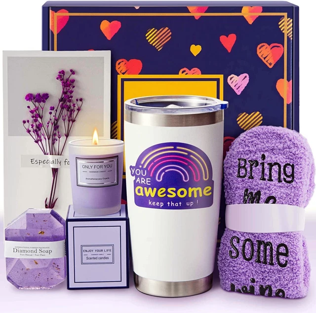 Regalos de cumpleaños para mujeres, regalos del día de la madre para mamá, cesta de regalo para mujeres - Dau